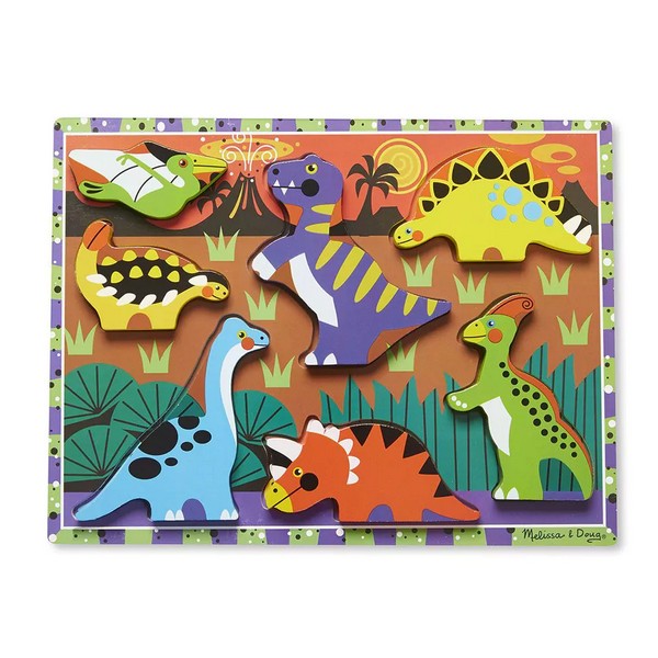 Продукт Melissa and Doug Динозаври - Дървен пъзел - 0 - BG Hlapeta